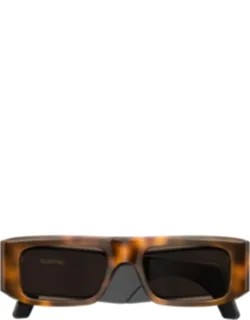 Havana Rectangular Sunglasses