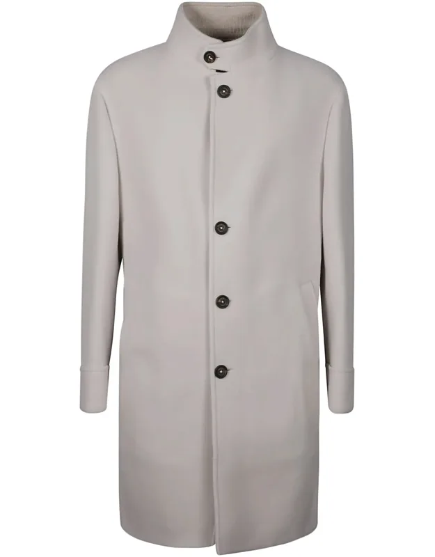 Minimalist Wool Blend Coat