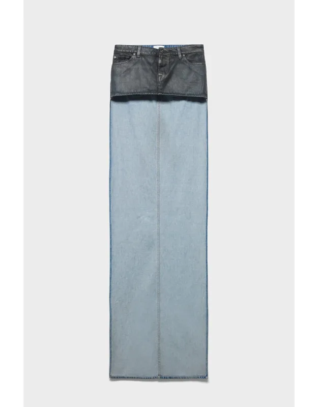 Asymmetric Mini Skirt