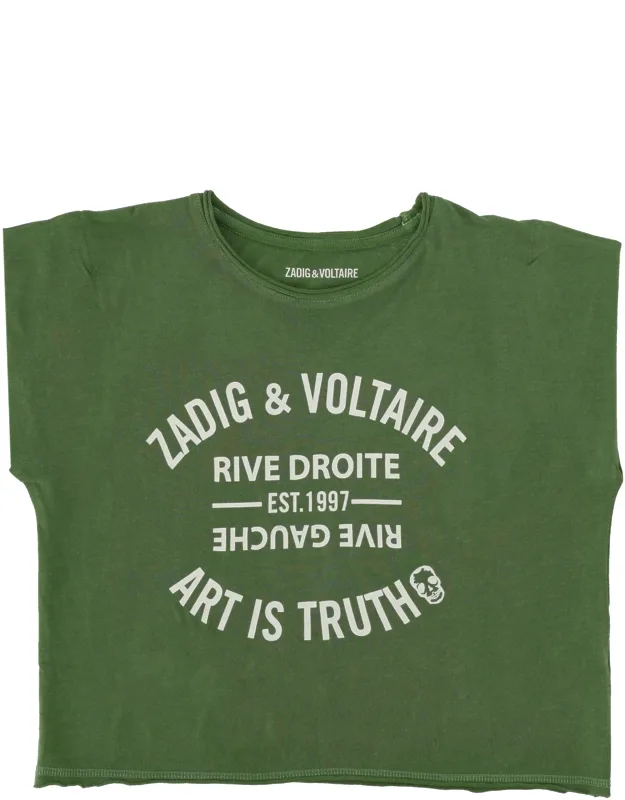 T-shirt With Logo Print