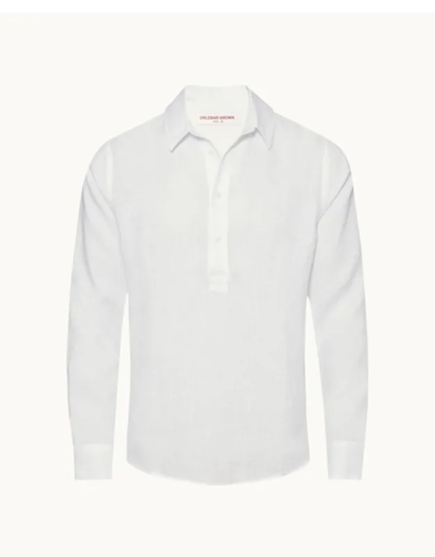 Classic Collar Overhead Linen Shirt