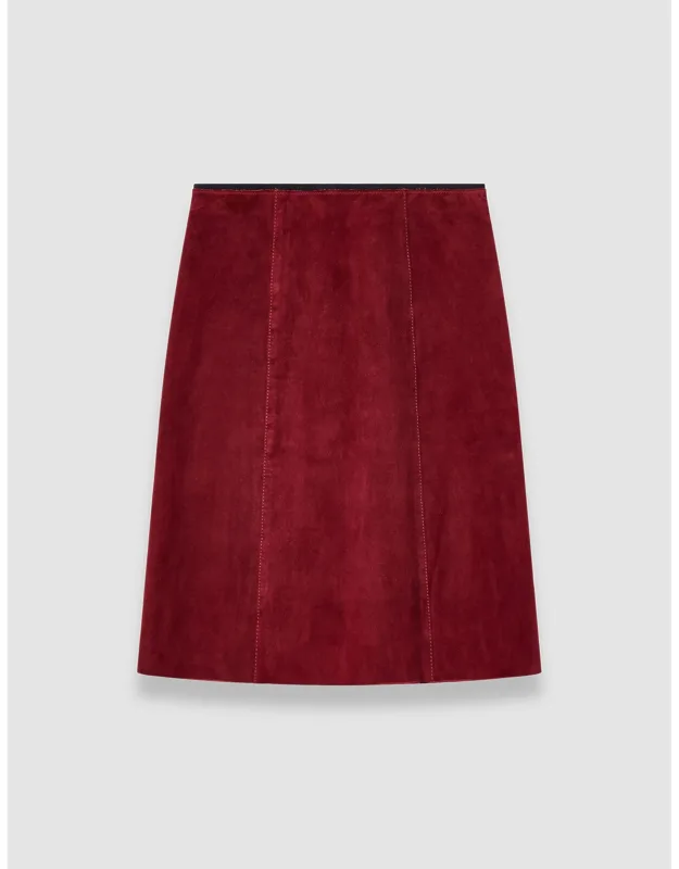 Suede Stretch Skirt