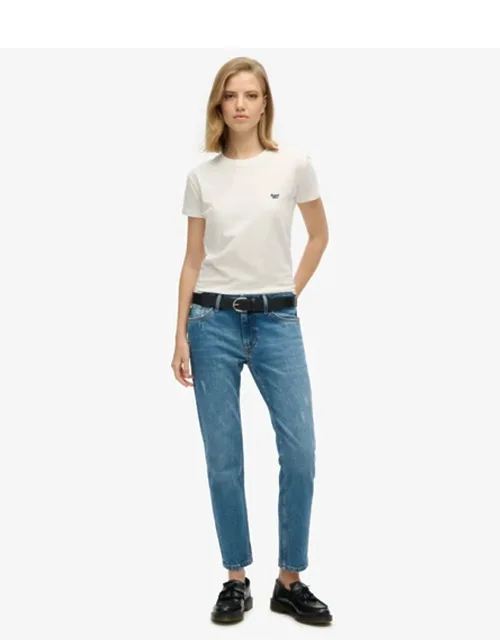 Organic Cotton Mid Rise Slim Jeans