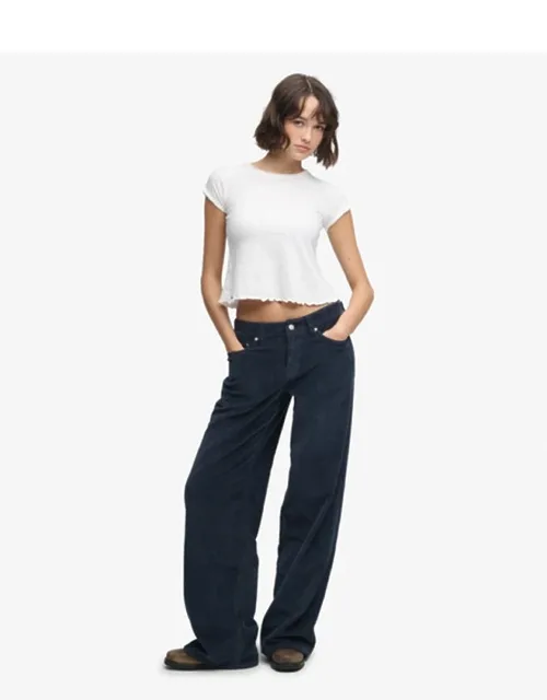 Mid Rise Baggy Jumbo Cord Pants