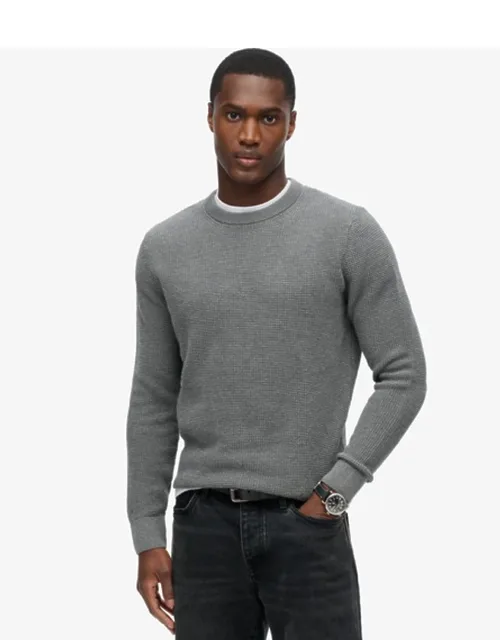 Classic Textured Crew Knit Jumper
