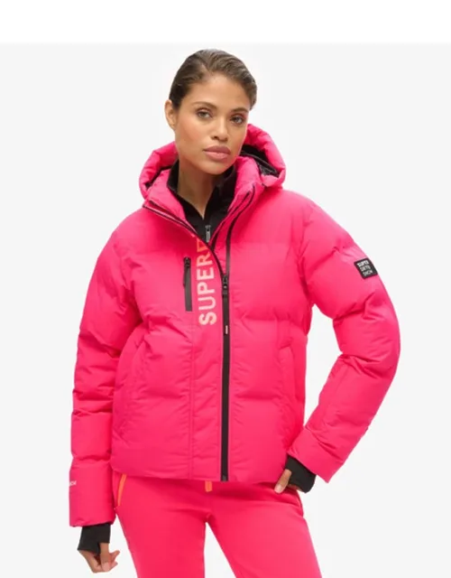 Hooded Ski Boxy Puffer Jacket