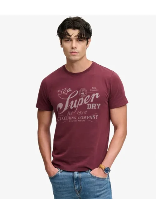 Vintage Workwear Print T-shirt