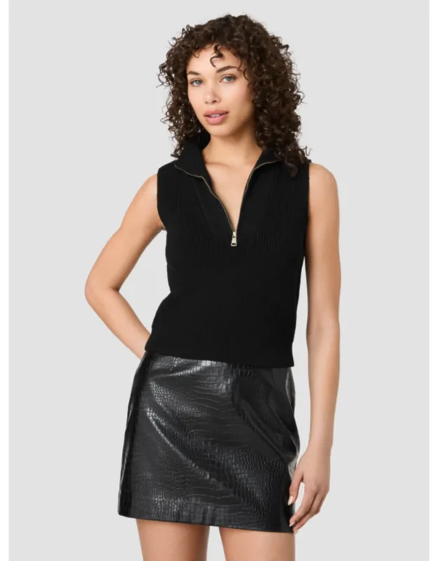 Marley Knit Half Zip Sweater Vest