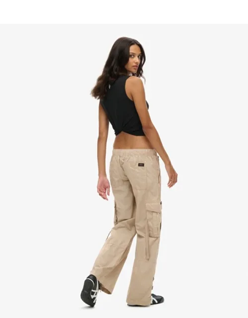 Low Rise Wide Leg Cargo Pants