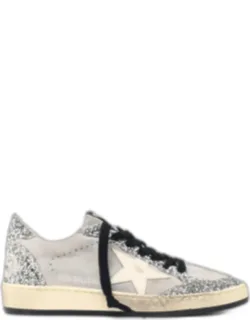 Ball Star Silver Suede Sneakers