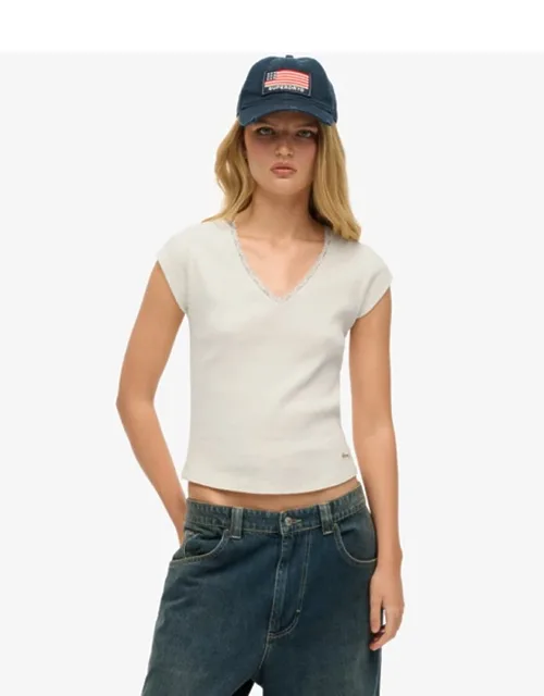 Essential Lace Trim Top
