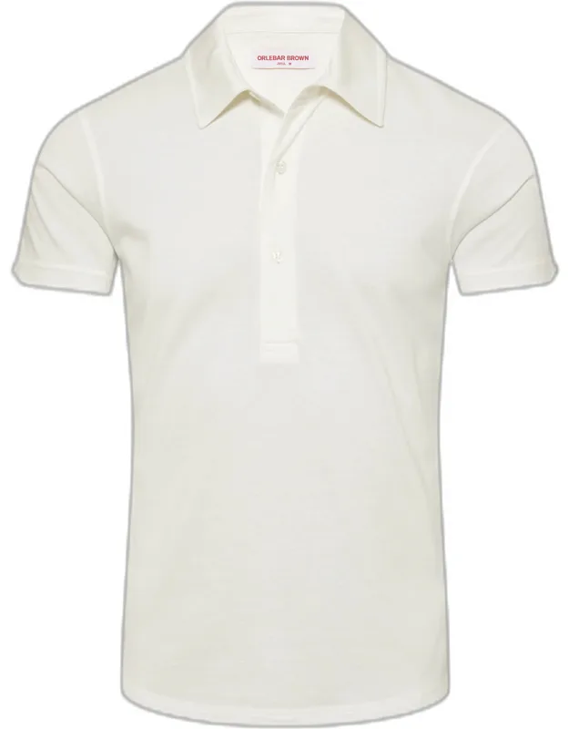 Tailored Fit Cotton-silk Polo Shirt