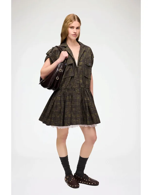 Gothic Olive Dress