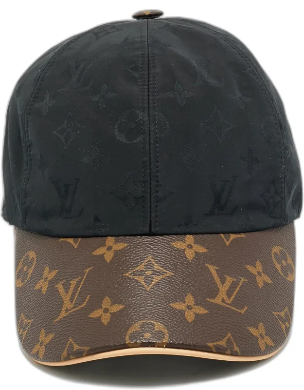 Monogram Synthetic And Leather Get Ready Cap