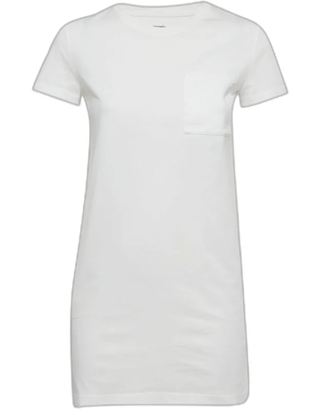 Embroidered Jersey T-shirt Dress