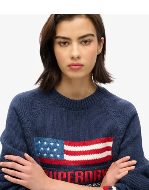 Americana Crew Knit Jumper