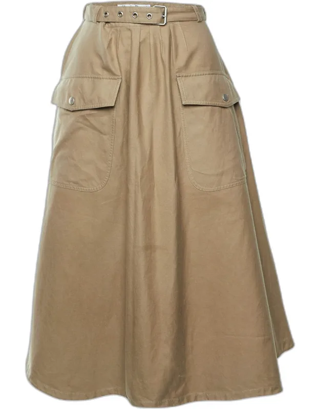 Belted Midi Skirt
