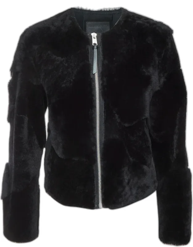 Shearling Zip Up Jacket