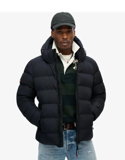 Hooded Sports Puffer Jacket