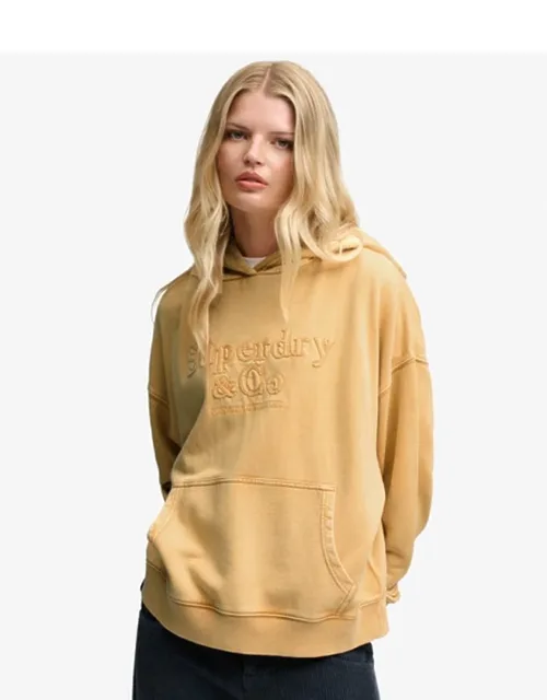 Company Logo Self Applique Hoodie