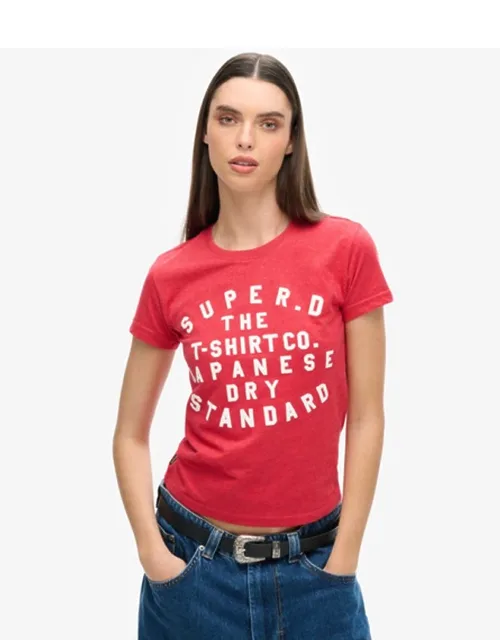 Puff Print Fitted T-shirt
