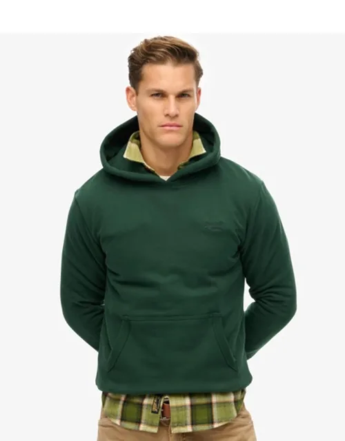 Essential Logo Half Brushed Hoodie