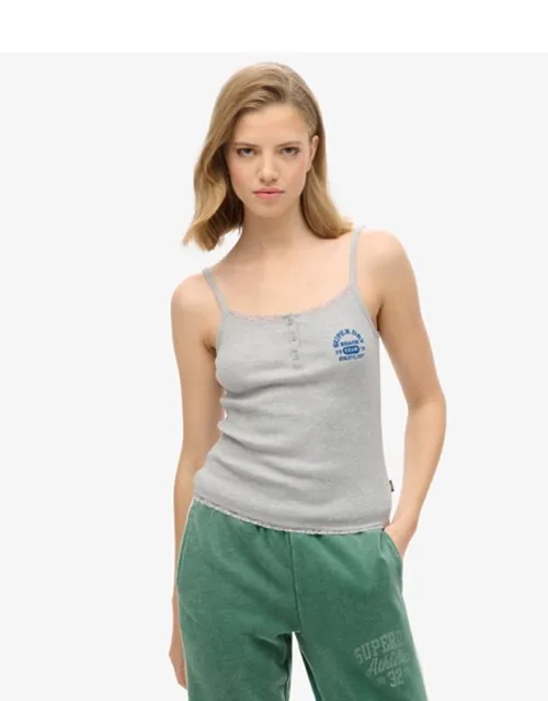 Athletic Essentials Button Down Cami Top