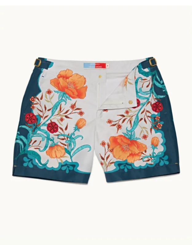 Morpheus Print Mid-length Swim Shorts