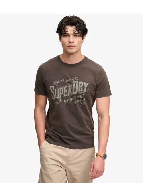 Vintage Workwear Print T-shirt