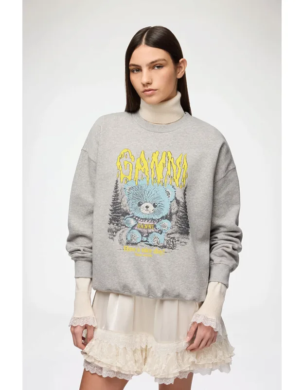 Sweatshirt With Forest Teddy