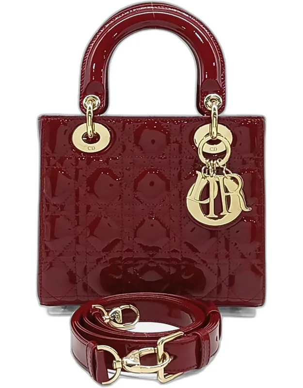 Small Patent Leather Top Handle Bag