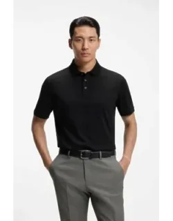 Regular-fit Polo Shirt In Mercerized Italian Cotton