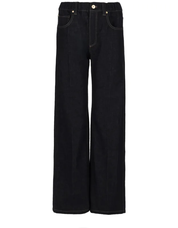 Jeans In Denim Di Cotone