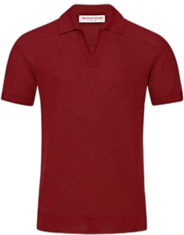 Tailored Fit Mercerised Cotton Polo Shirt