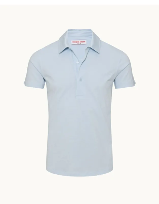 Tailored Fit Cotton-silk Polo Shirt