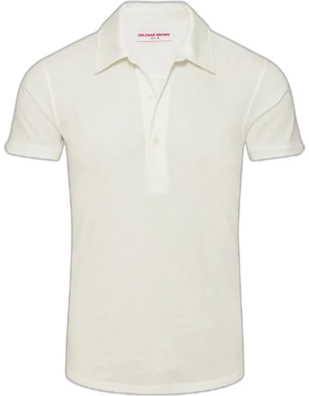 Tailored Fit Cotton-silk Polo Shirt