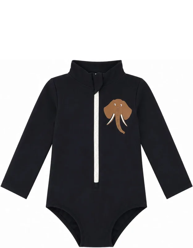 Elephant Sp Uv Ls Swimsuit