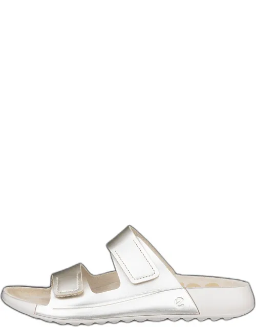 Cozmo Leather Two-strap Sandals
