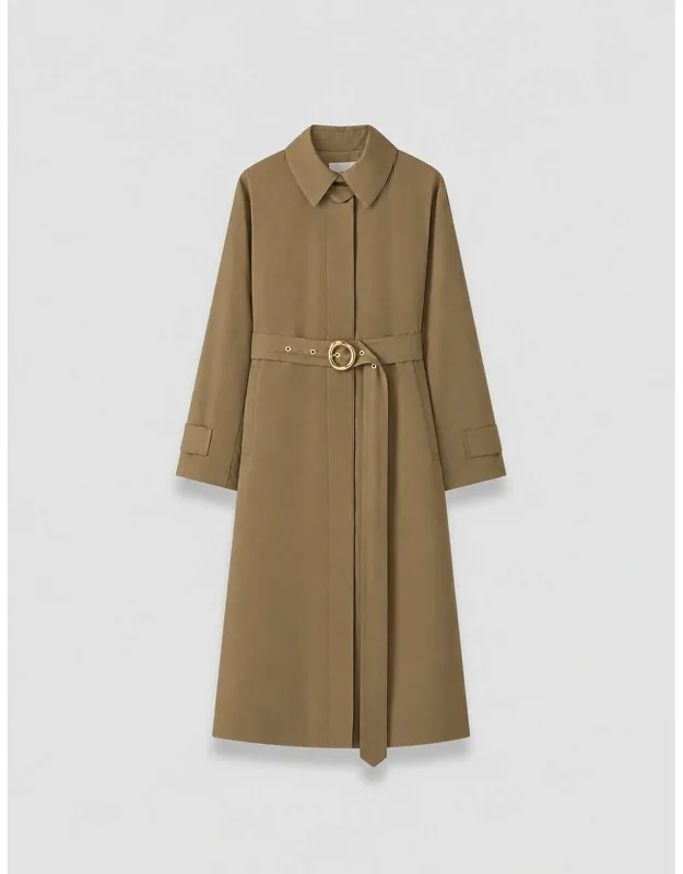 Cotton Blend Trench Coat