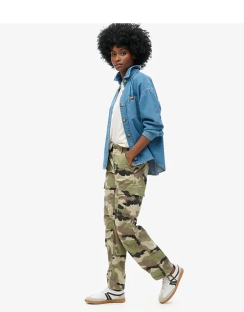 Low Rise Straight Cargo Pants
