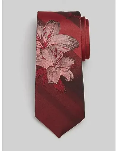 Hibiscus Stripe Tie