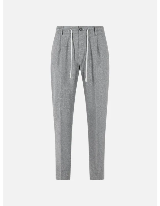 Wool Blend Trousers