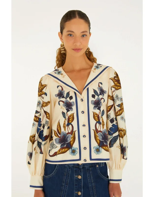 Lapel Long Sleeve Shirt