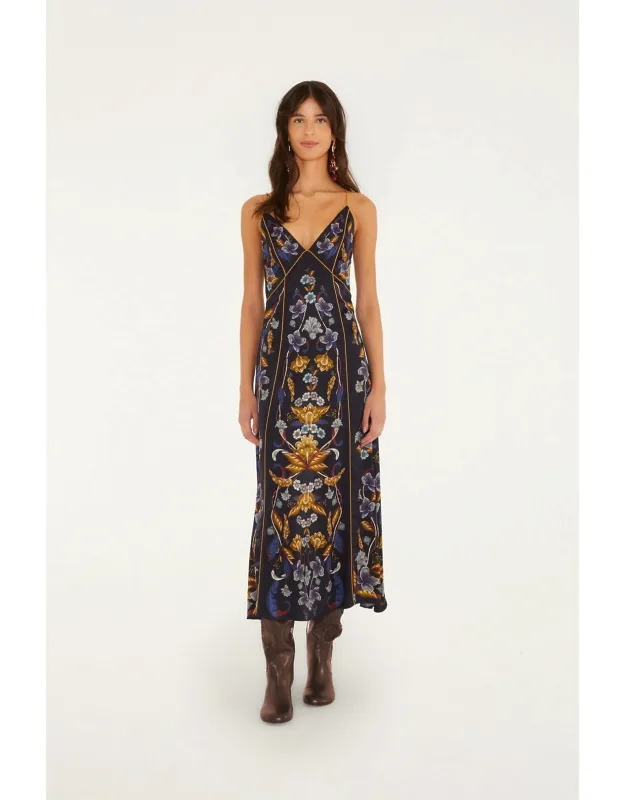 Adjustable Strap Slip Maxi Dress