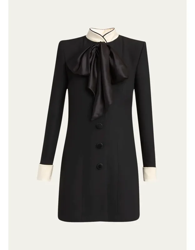 Crepe Couture Mini Dress