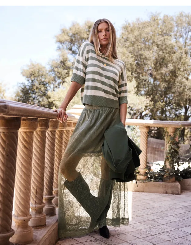Valley Lace Maxi Skirt