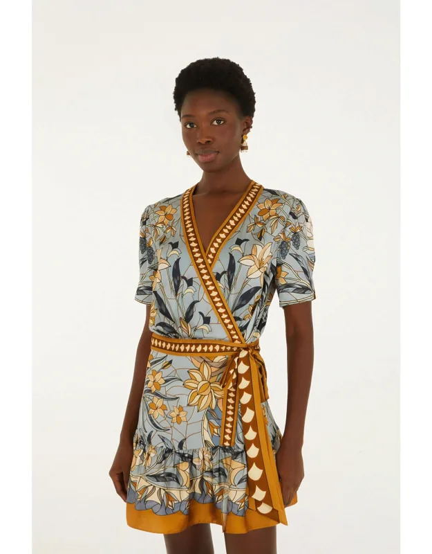 Wrap Mini Dress