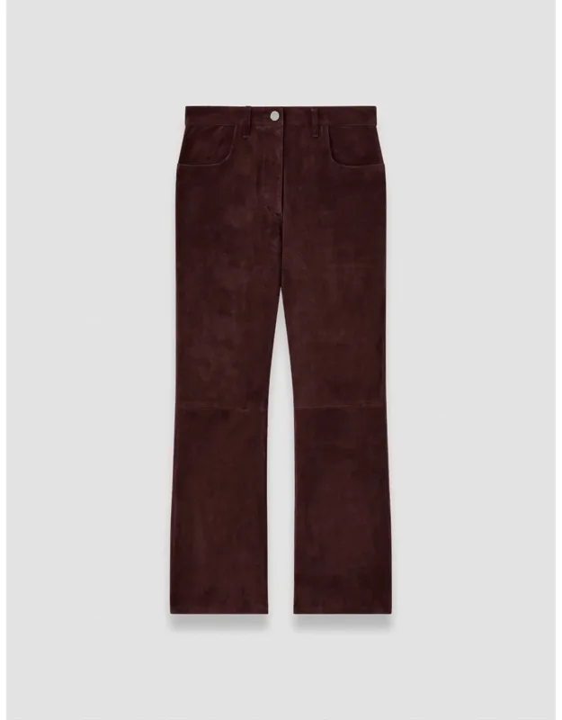Suede Stretch Trousers