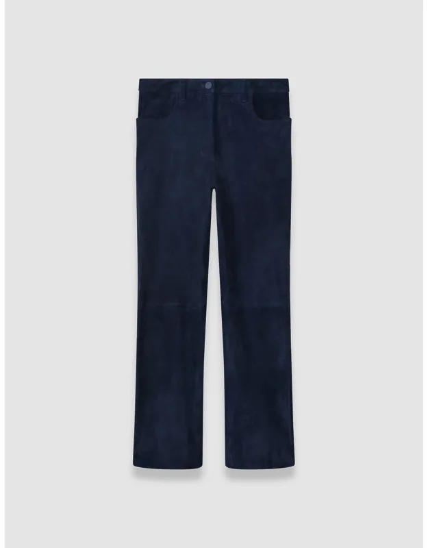 Suede Stretch Trousers