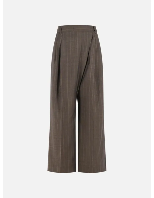 Wrap Wool Pants